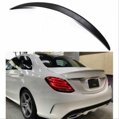 MERCEDES W205 2015-2021 C SERISI IÇIN UYUMLU AMG GORUNUM SPOILER - PIANO BLACK (PARLAK SIYAH)